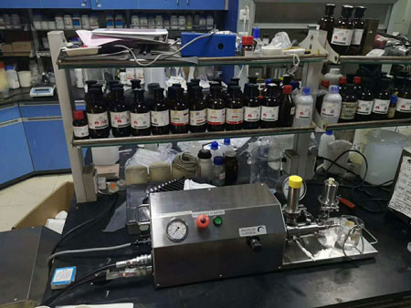 NanoDeBEE 45-4高压微射流均质机在四川大学高分子科学与工程学院安装验收